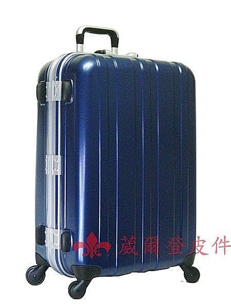 《葳爾登》雅士EMINENT硬殼25吋摔不破頂級硬殼旅行箱360度行李箱防刮登機箱25吋9D7藍色.