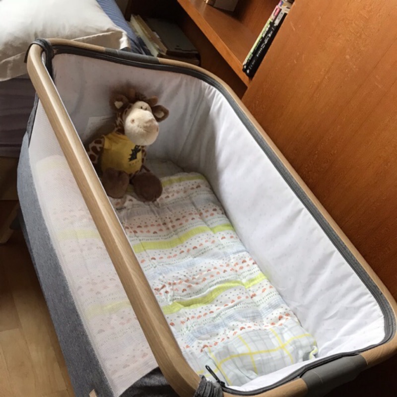 英國TUTTI CoZee秒收嬰兒床/床邊床/親子床-含床墊 (近全新）