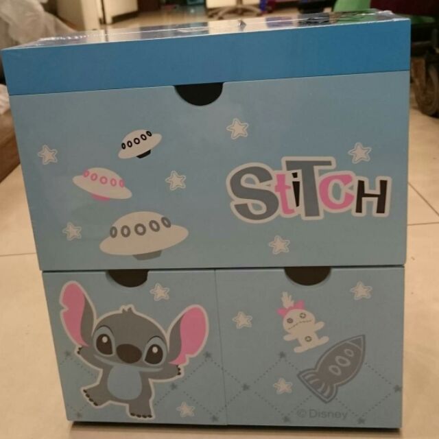 史迪奇木櫃收納盒