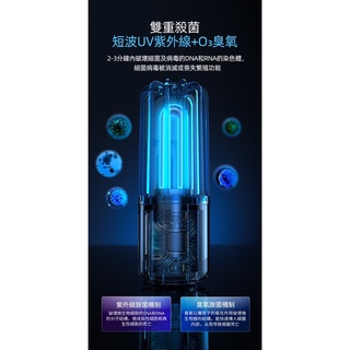 臺灣發貨紫外線消毒燈 臭氧殺菌燈 便攜車載移動消毒燈 殺菌除蟎手持消毒 攜帶式UV紫外線殺菌燈