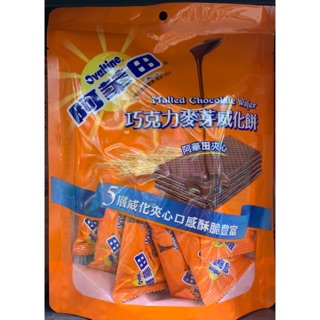 阿華田巧克力&牛奶麥芽威化餅120g