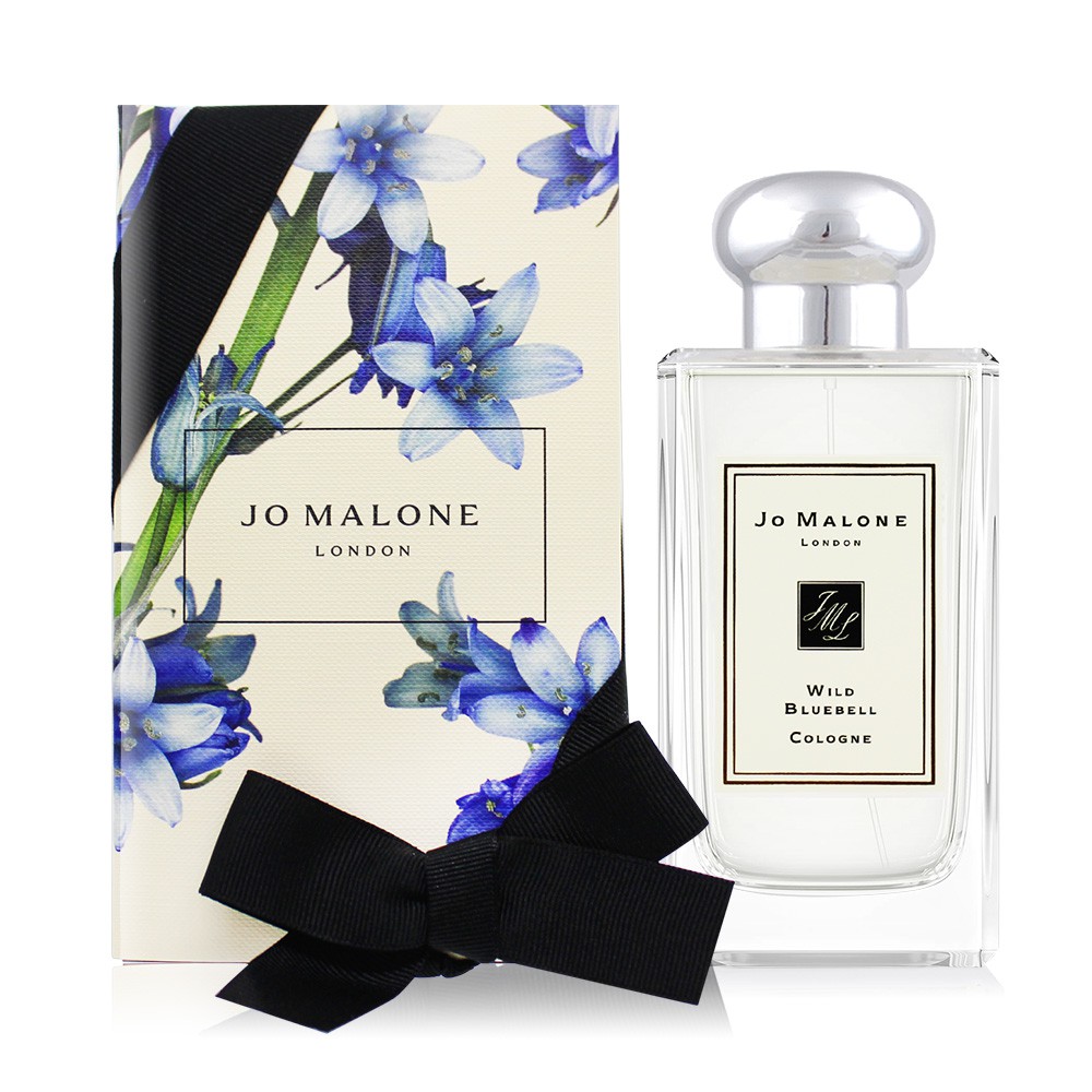 Jo Malone 手繪花盒限量包裝(30ml 100ml)-橙花 藍風鈴 青檸羅勒葉與柑橘 忍冬與印蒿 黑莓子-航版