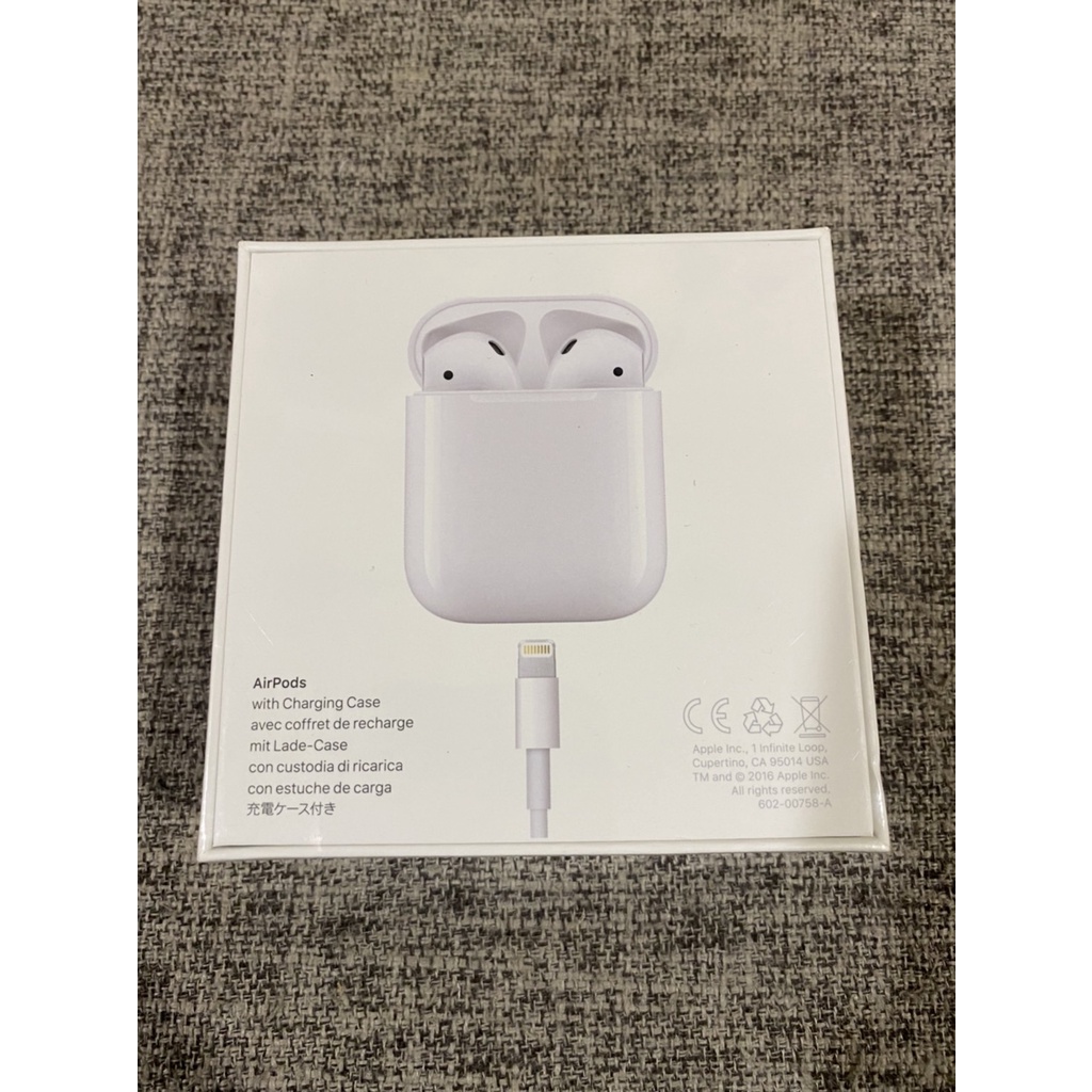 [全新]蘋果原廠正貨 Apple Airpods 含充電盒 藍牙無線耳機 型號A1602 A1772,A1523