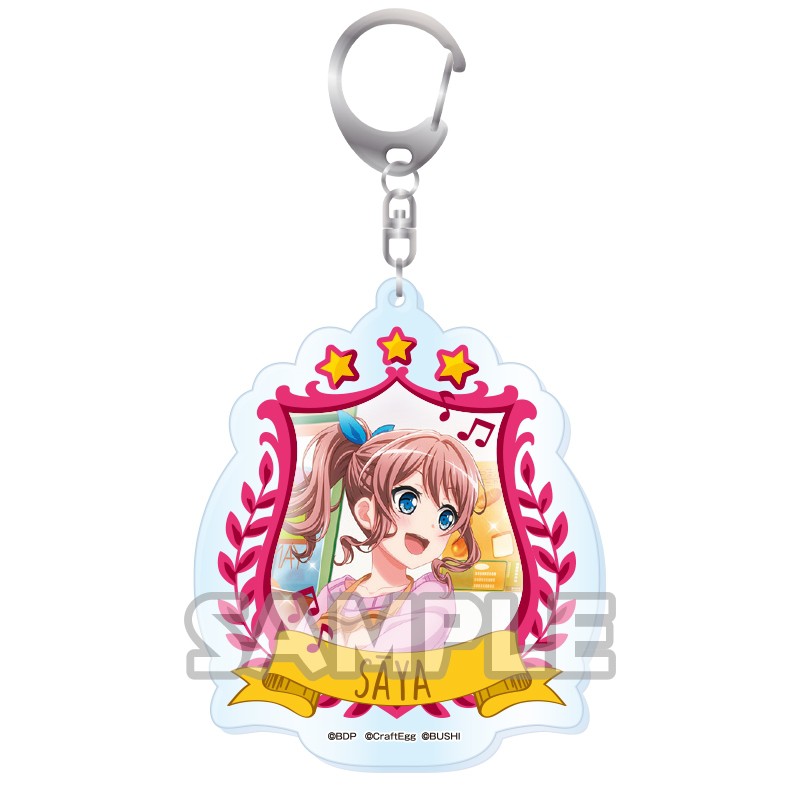 櫻花楓雪現貨日空 山吹沙綾沙綾少女樂團派對bang Dream 鑰匙圈 蝦皮購物