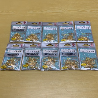 《嘉嘉釣具》日本DAIICHI VCT 管付千又鉤 黑格鉤 大物專用 魚鉤 大包裝