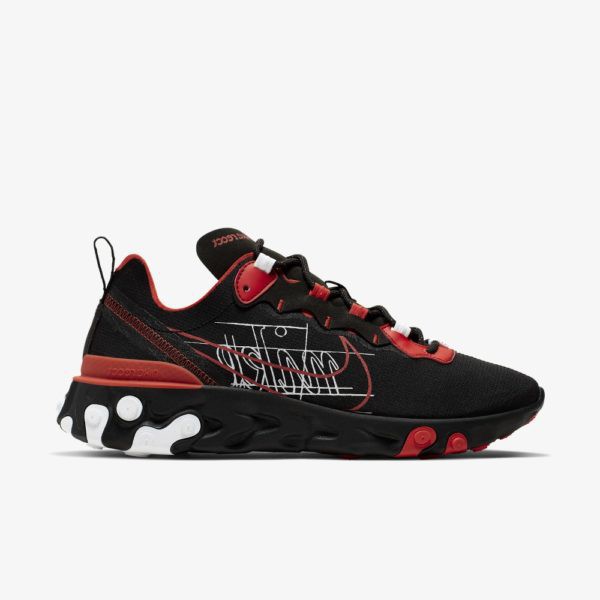 nike react element 55 script swoosh