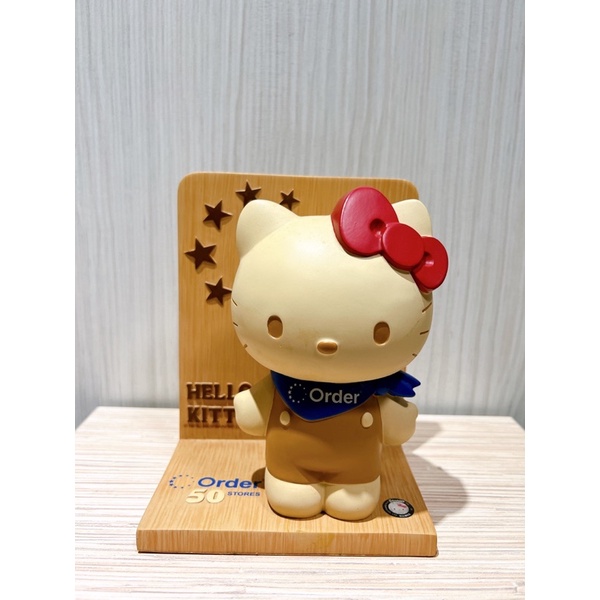 Hello kitty 2009年ORDER 歐德限定造型限量波麗大型公仔 稀有絕版品 可當書檔