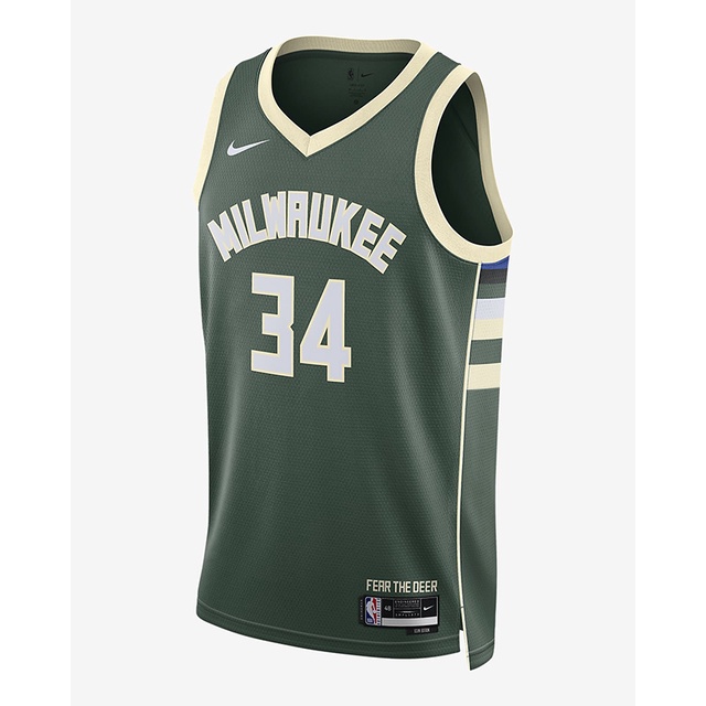 NIKE NBA DRY ANTETOKOUNMPO 綠 公鹿 字母哥 希臘怪物 DN2012-323 球衣