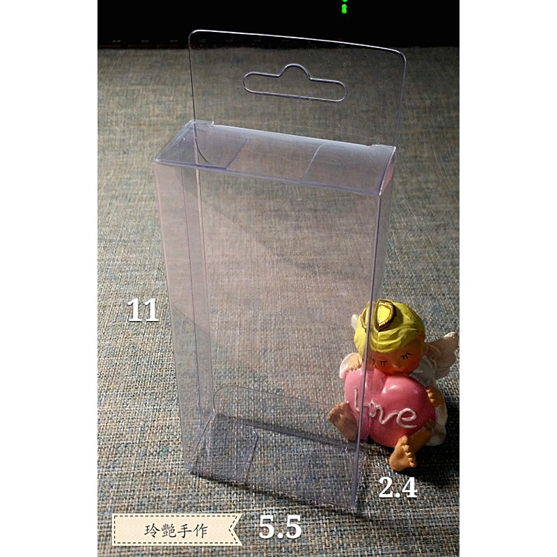 吊卡式PVC透明盒C款/禮物盒/手作餅乾盒