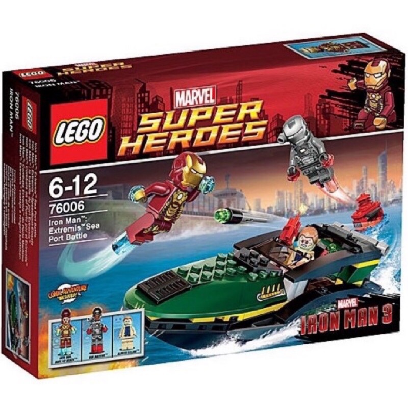 LEGO 樂高 76006 Iron Man: Extremis Sea Port Battle 全新未拆