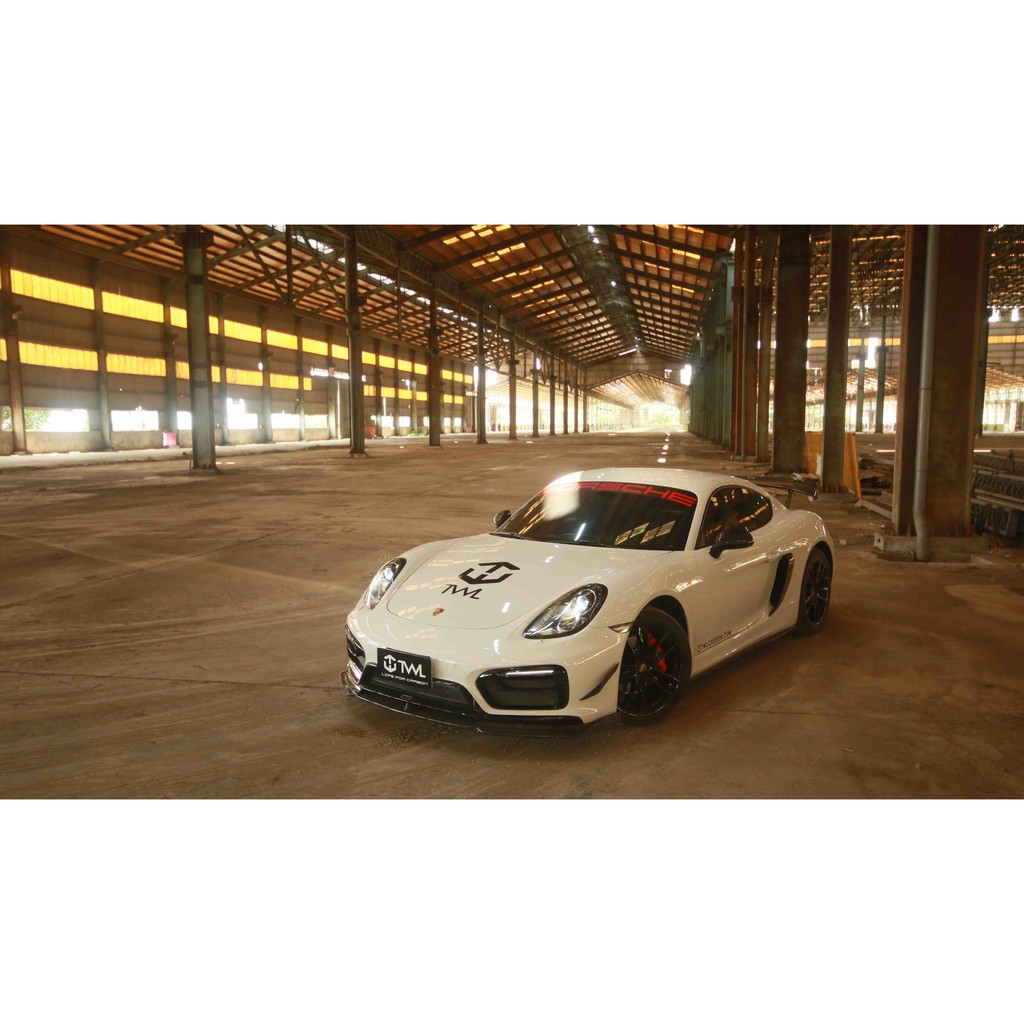 TWL台灣碳纖 Porsche 981 GTS 德國原廠 前保桿 保桿 Cayman Boxster 升級改裝 現貨