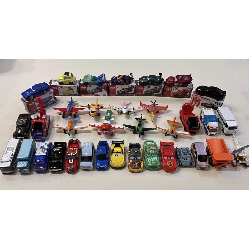 ［8/11］Cars 二手 Tomica tomy 多美 戰損 汽車總動員 1：64 閃電麥坤 飛機總動員 他牌