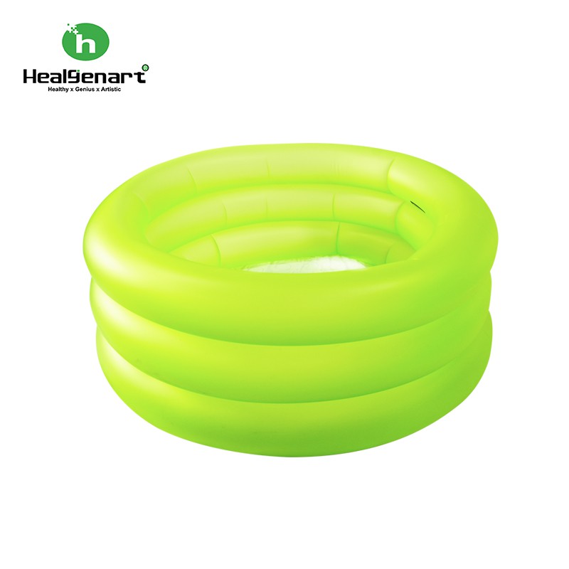 【Healgenart】素色三層泳池 遊戲池 戲水池 游泳池 流線型設計~無毒環保