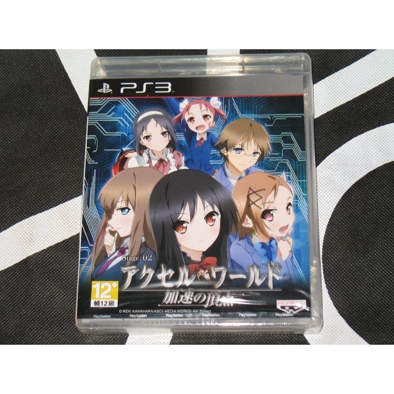 PS3 加速世界 ~ 全新未拆封 ~ 非PSP 川原礫 刀劍神域 小說 黑雪姬 景品 PVC 可動完成品 figma