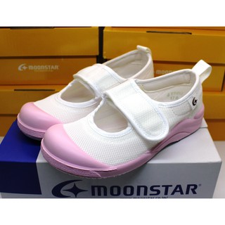 【艾莉絲童鞋】MoonStar日本月星機能童鞋-抗菌防滑絆帶室內鞋(日本製造生產的唷)(MSCN024)