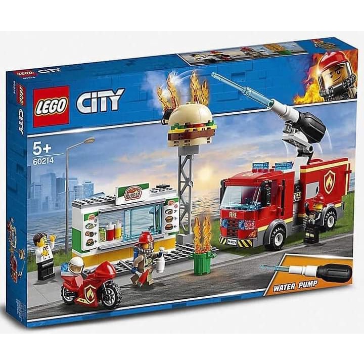 【樂高60214】---漢堡餐廳火災救援組 /現貨出清 禮物 玩具