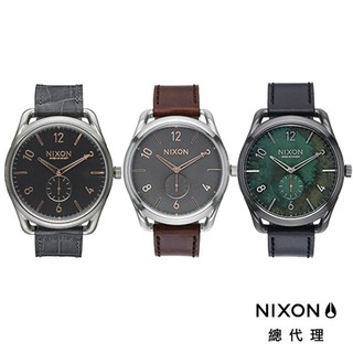 NIXON C45 復古 大款 灰綠 灰色 銀灰 手錶 配件 男錶 女錶 皮錶帶 潮人必備 A465