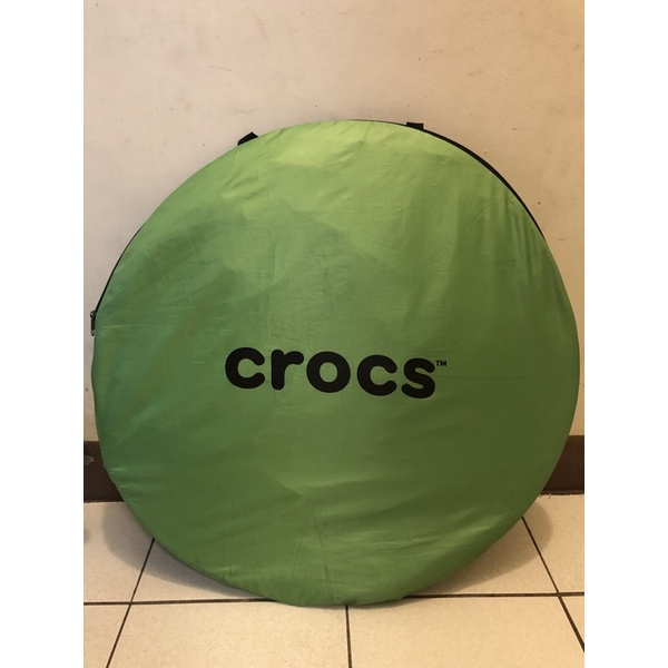 Crocs 簡易帳篷 秒開帳 XL特大 野餐 帳篷 抗UV 自動 遮陽帳 沙灘 海灘 露營 釣魚 戶外防曬 好收好攜帶