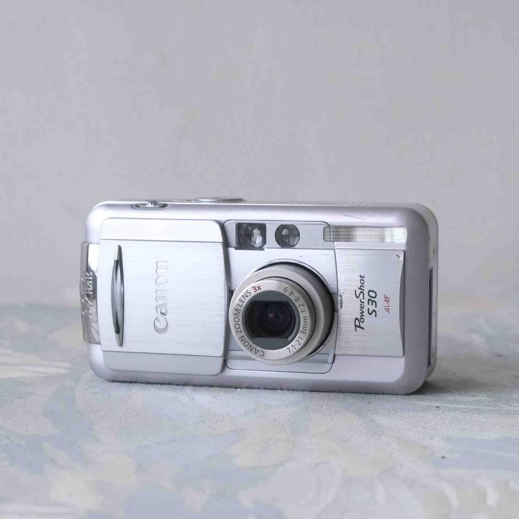 Canon PowerShot S30  金屬 早期 CCD 數位相機