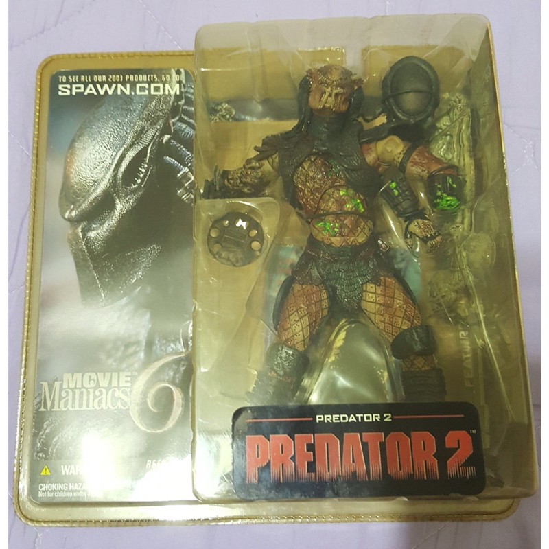 麥法蘭-6吋終極戰士斷臂濺血版 McFarlane 電影狂魔6 Predator 2 絕版全新未拆