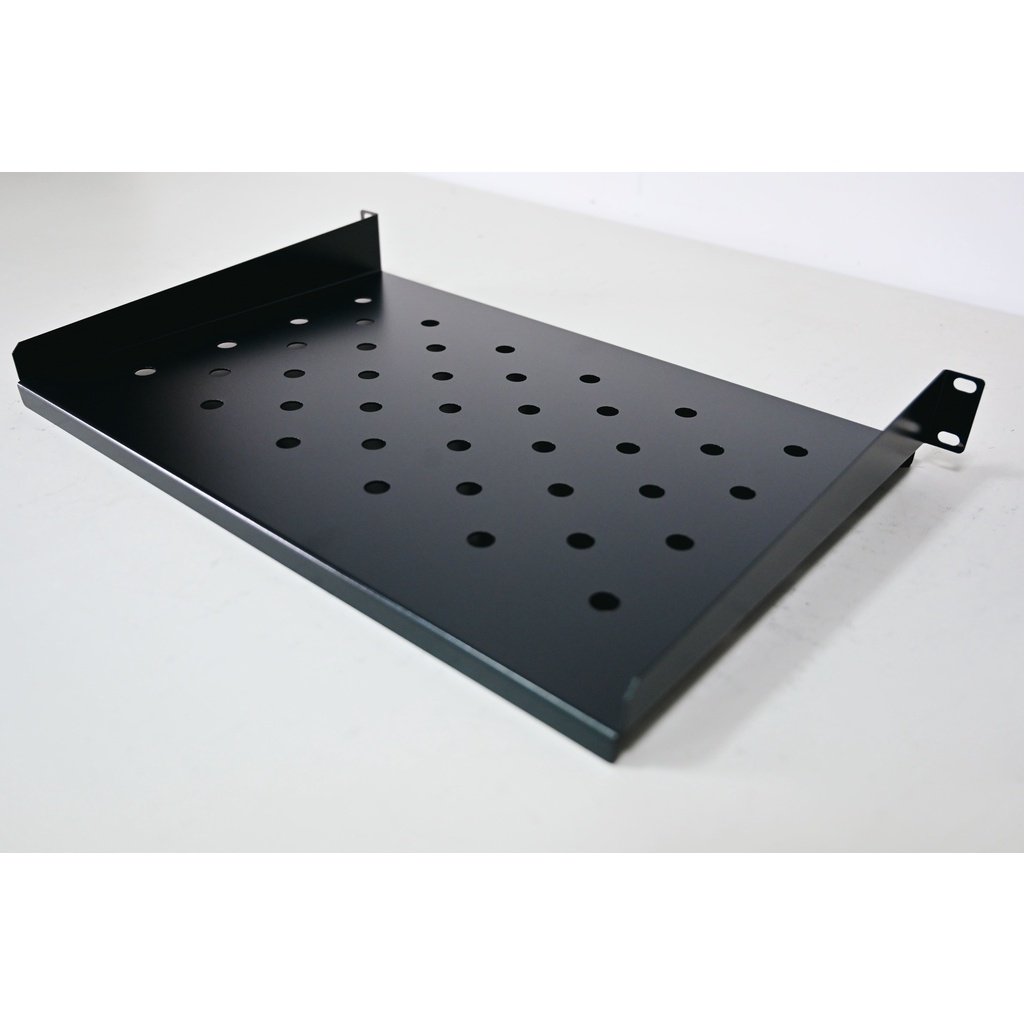【ANP】19吋黑色 1U 300mm深 淺灰色 雙耳式 通用型層板 機櫃用 層板 托盤 (shelf) (網路機櫃)