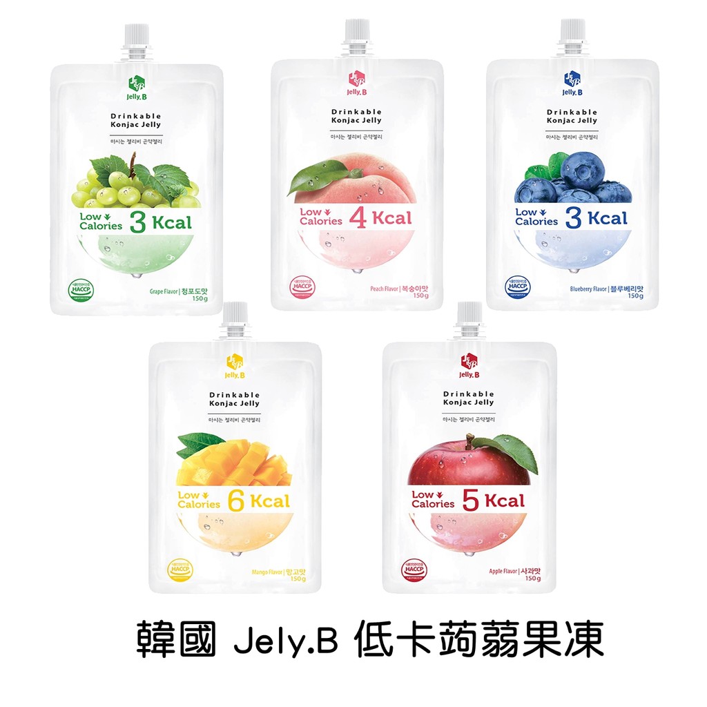 韓國  Jelly.B  低卡 蒟蒻果凍 150g