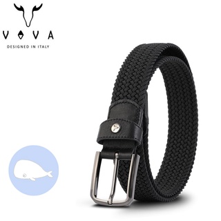 【小鯨魚包包館】VOVA 穿針式皮帶 彈性編織皮帶 VA011-001 穿孔式皮帶