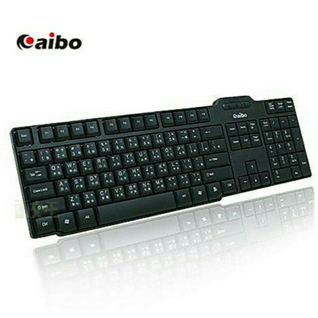 aibo 防水薄型黑巧克力鍵盤 貼心防水 人體工學設計 平面薄型