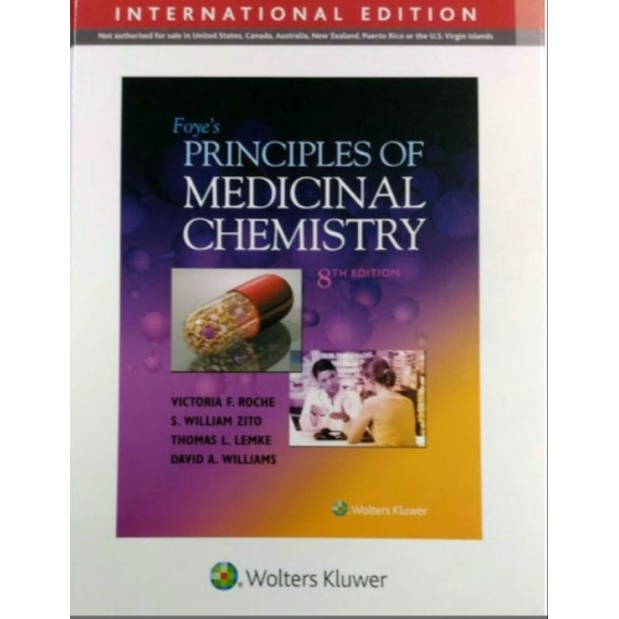 Foye's principles of medicinal chemistry 8th 藥物化學原文書第八版