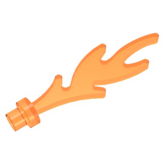 LEGO 樂高 6126b 透明橘 火燄 火焰 零件 全新品, 火 6126 4261397 忍者 城市 海盜 蝙蝠俠