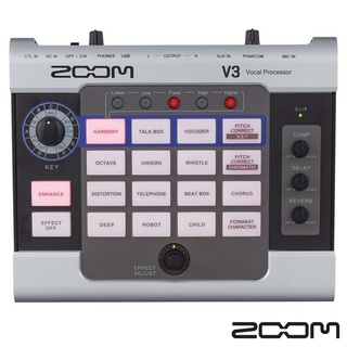 Zoom V3 人聲效果器 直播 轉播 XLR 混音器 幻象電源 麥克風 PA系統 調音臺【又昇樂器.音響】