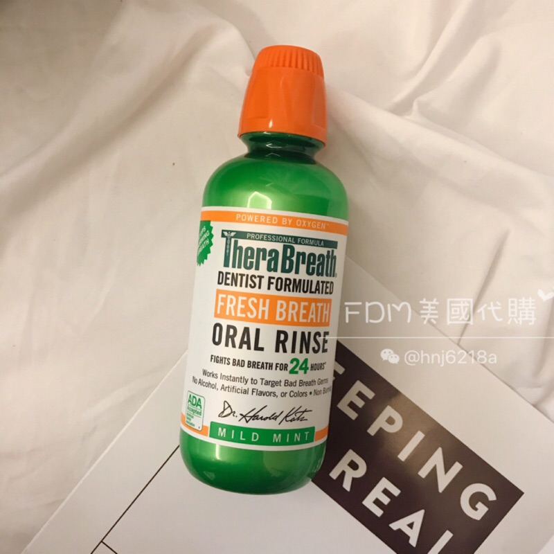 Therabreath口齒清新漱口水薄荷口味 蝦皮購物
