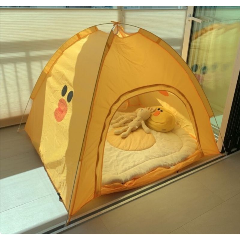 [🌹小花왔어預購]韓國 Line friends 帳篷 露營 熊大 莎莉 遊戲帳篷 幼兒帳篷 寵物帳篷