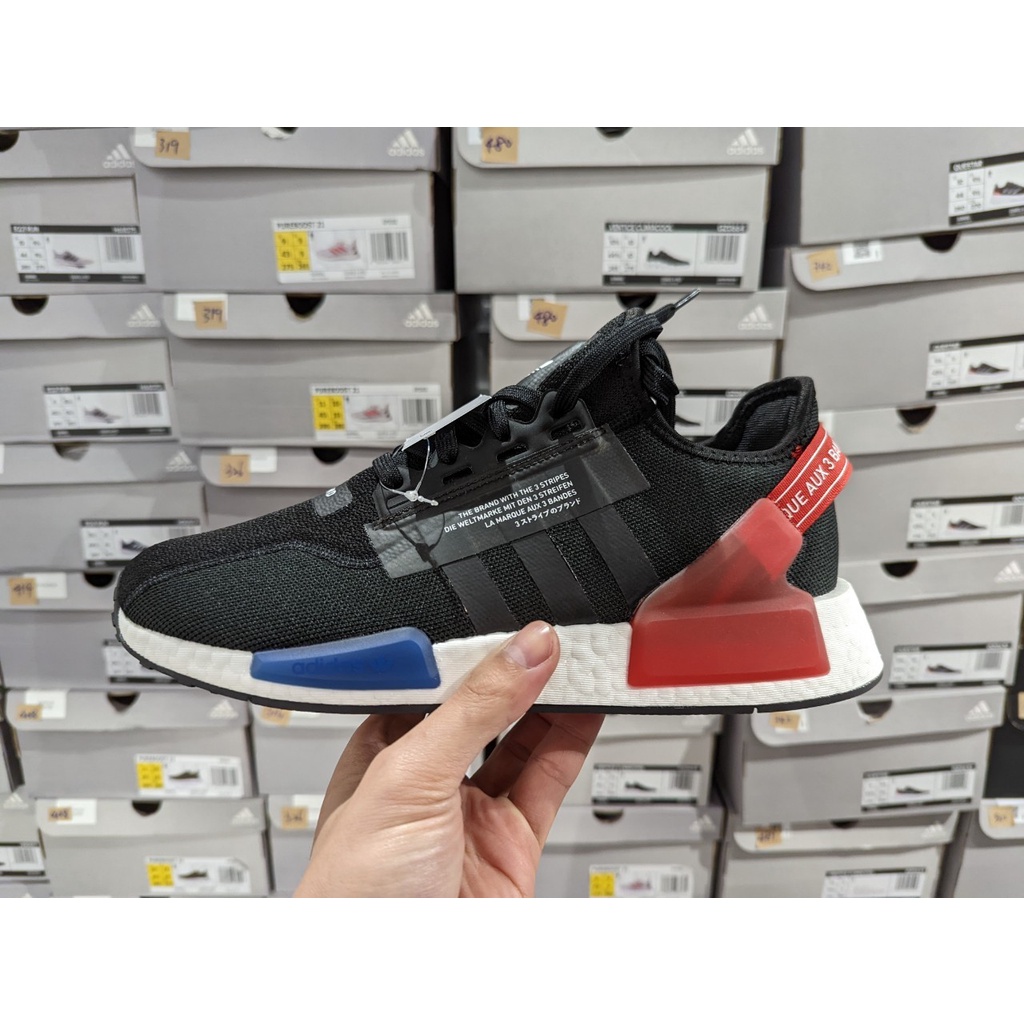 南◇2022 5月 Adidas OG NMD_R1 V2 BOOST 初代 黑紅藍 男女休閒 編織 經典 GY6162