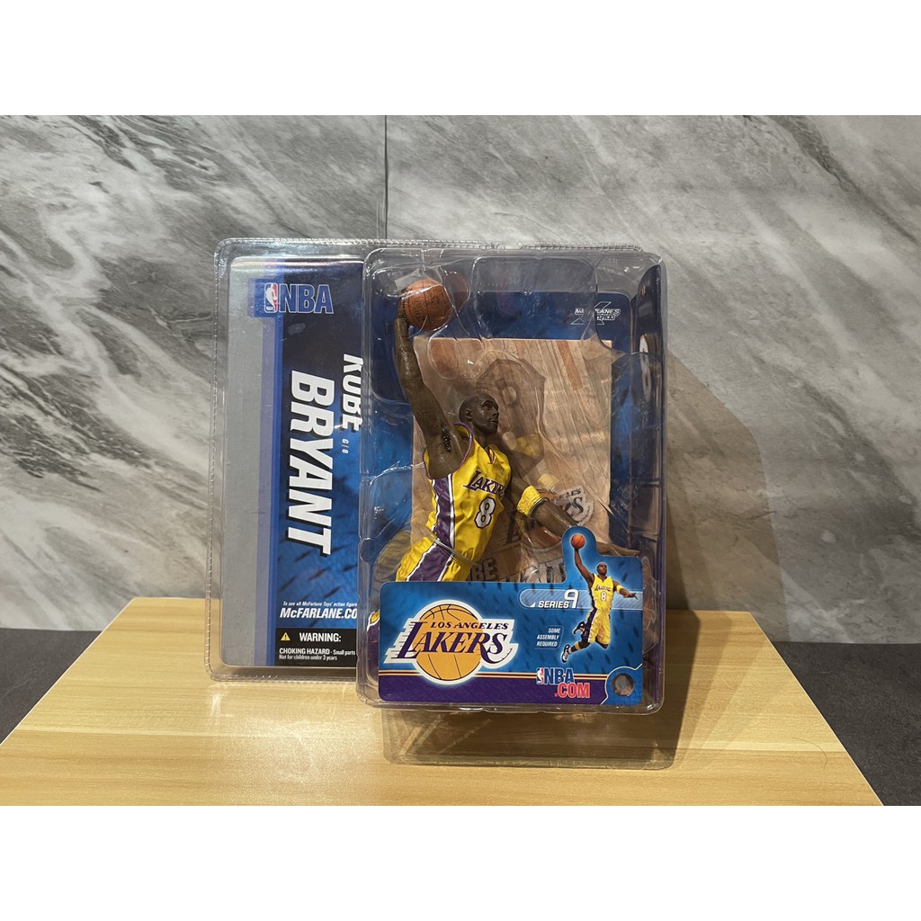 🇺🇸GI.JOE🌟McFarlane麥法蘭 NBA 湖人隊 Kobe Bryant 9代 黃衣 原版 人偶 公仔