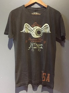 美國潮流品牌 Von Dutch MENS TEE SSK06 - BLACK OIL WASH (黑色)