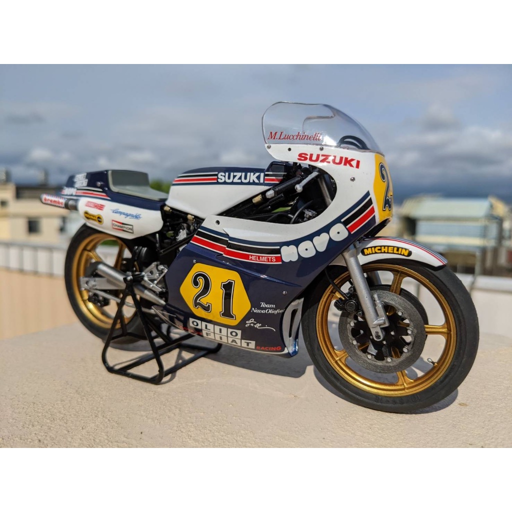 阿彰完成品 Tamiya 田宮1 12 Suzuki Rgb500 Team Gallina 蝦皮購物