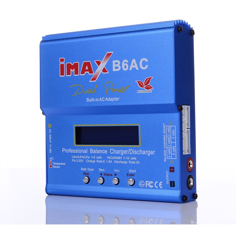 🈣 I-MAX B6AC 智能平衡充 鋰電池 2S~4S 充電器 航模電 改裝 放電器 B6升級 內建電源 80w