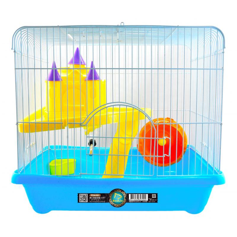 寶齡-夢幻城堡鼠籠  大平    倉鼠籠 鼠用品 鼠屋 寵物籠 PDA301 【佳恩寵物】