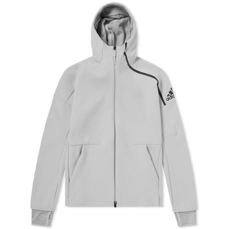 【紐約范特西】現貨 Adidas ZNE 2 Pulse Hoodie BQ0074 灰色運動外套 男款 2代/1代白色