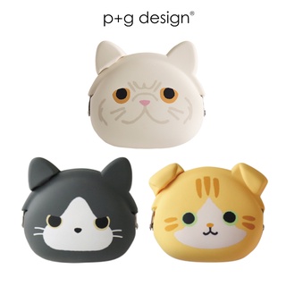 【p+g design】mimi POCHI Friends 波斯貓/賓士貓/摺耳貓 貓咪造型矽膠口金包 零錢包 珠扣包