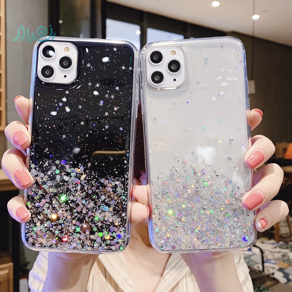 Bling Glitter 手機殼適用於 REALME 5/5i/5s C2 REALME 6 X50 3 PRO XT