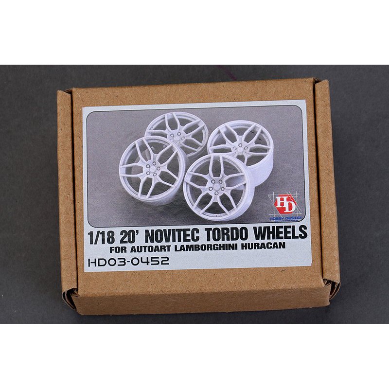 【傑作坊】Hobby Design HD03-0452 1/18 20吋輪圈 Novitec Torado