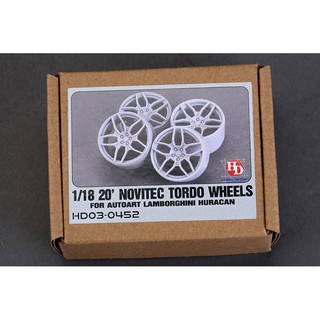 【傑作坊】Hobby Design HD03-0452 1/18 20吋輪圈 Novitec Torado