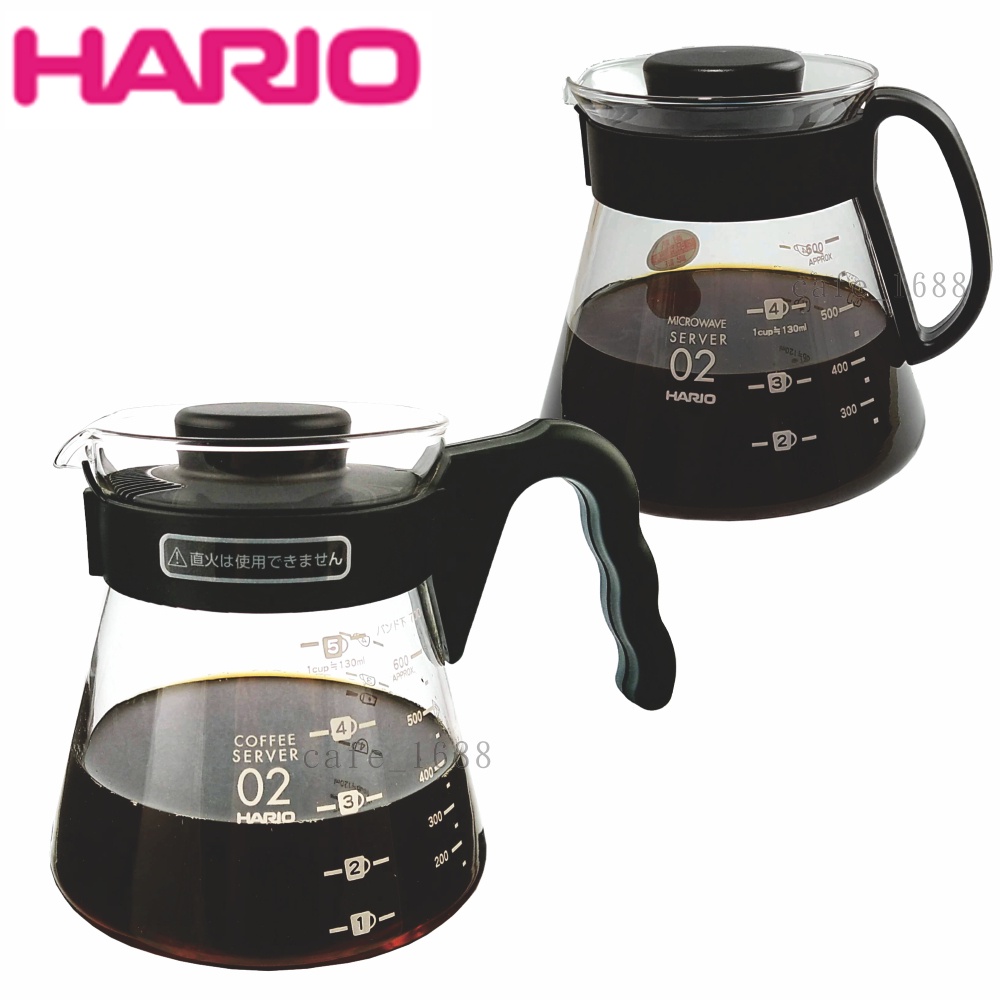 HARIO 日本製 好握耐熱玻璃咖啡壺700ml/VCS-02B,450ml/VCS-01B,600ml/XVD-60B