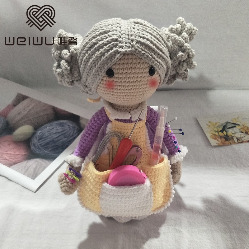新品價 熱銷 爆款 戳戳 材料包 Diy 唯騖創意卡通收納玩偶手工毛線鉤織編織掛飾擺件diy鉤針材料包 蝦皮購物