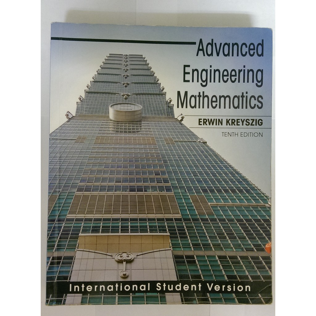 [工程數學]Advanced Engineering Mathematics,10th,Kreyszig,9780470646137 七成新,只有約十頁有筆記,封底有摺痕,最後幾頁有點水痕