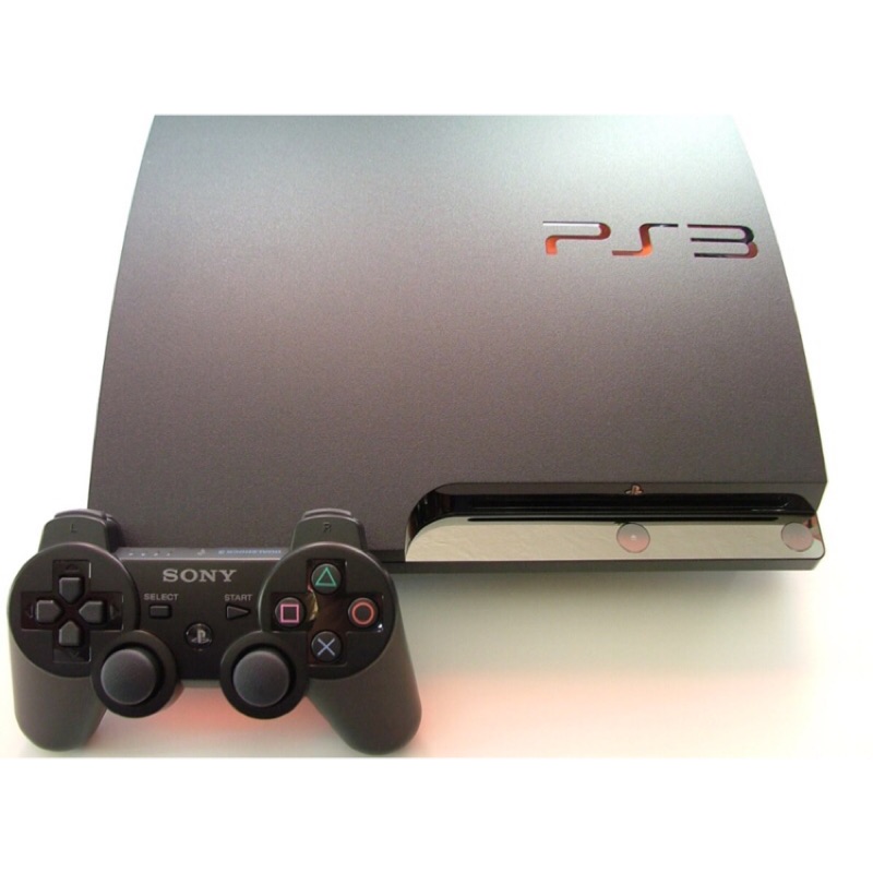 SONY PlayStationⓇ3 PS3 木炭黑主機160G CECH-3007A 〔原廠手把1支+俠盜4、5遊戲光碟+12個正版遊戲〕