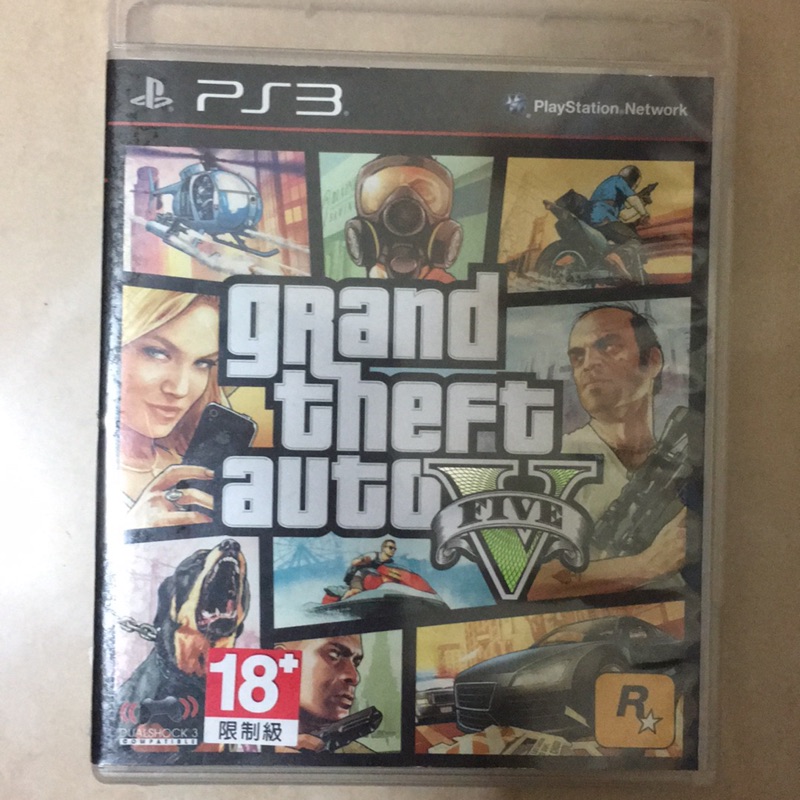 Ps3光碟片 GTA5