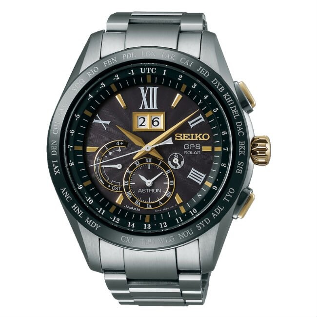 Seiko 精工錶 Astron 8X42-0AB0G(SSE139J1) 太陽能GPS對時大視窗日期鈦金屬腕錶